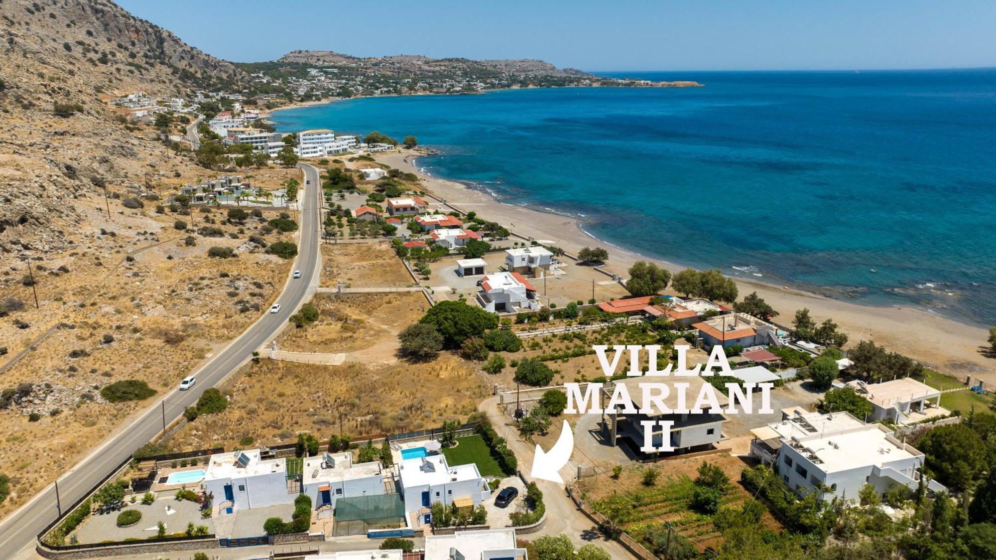 Villa Mariani II - In Lothiarika, Newly Renovated June 2024, Private Pool, Lindos 10 Min, Beach 120M Lardos Buitenkant foto